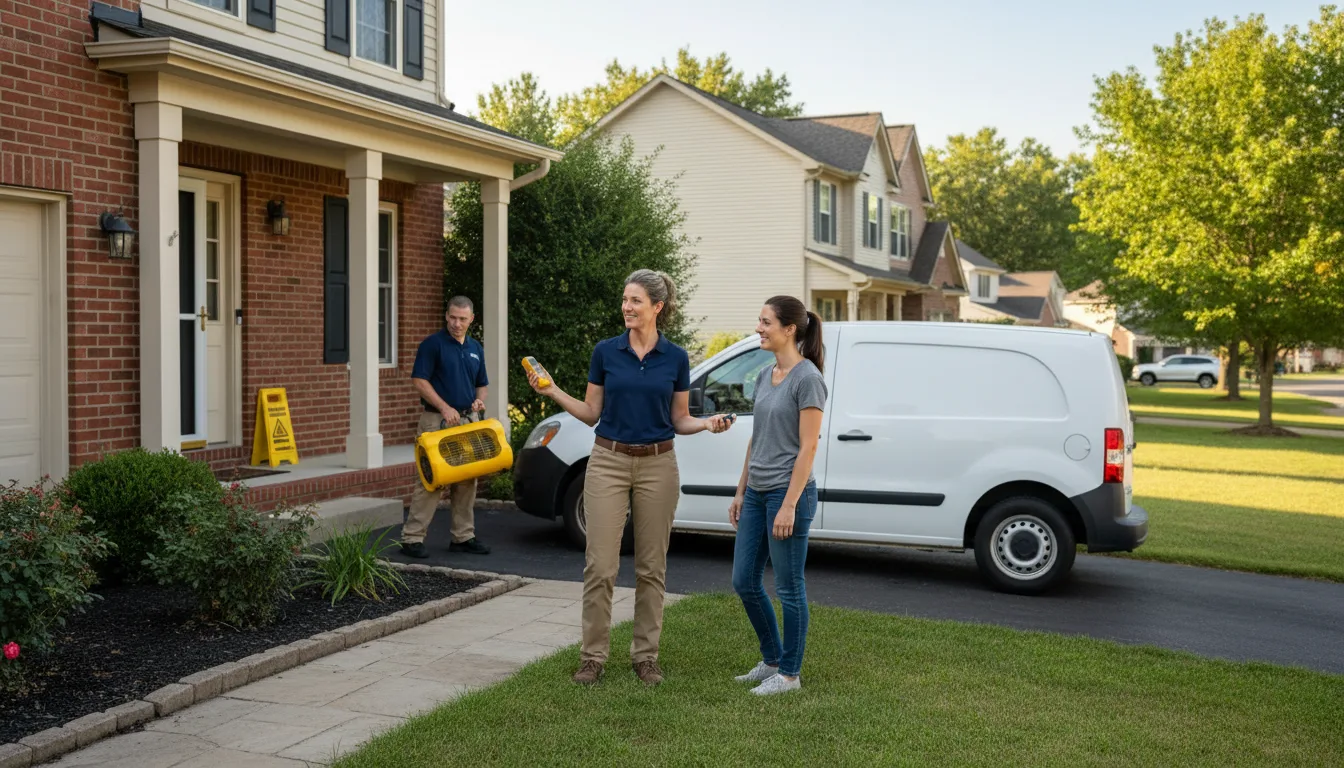 Residential water damage restoration in New Castle, CO